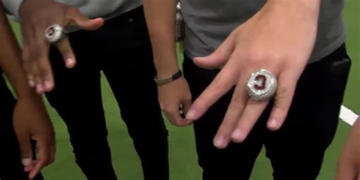 Central football holds championship ring ceremony