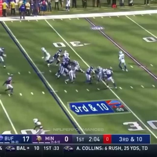 Football Performances on Instagram: "Josh Allen hurdling. #Bills #Buffalo #BuffaloBills #NFL #JoshAllen"