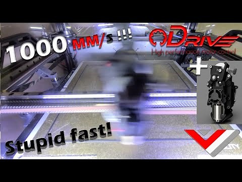 3D Printing at 1000 MM/s ?? Magnum+/ODrive/ #1000mms