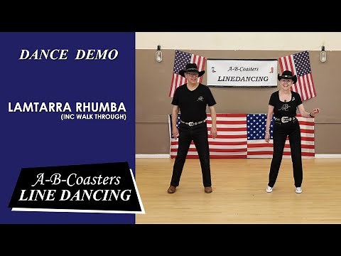 LAMTARRA RHUMBA - Line Dance Demo & Walk Through