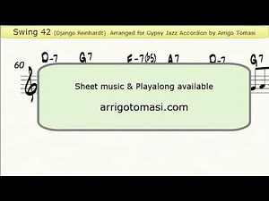 Swing 42 - Gypsy Jazz Accordion Sheet Music