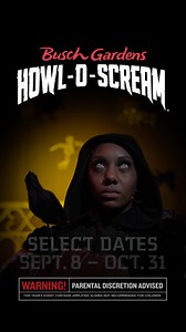 6.9K views · 178 reactions | Busch Gardens Howl-O-Scream returns...