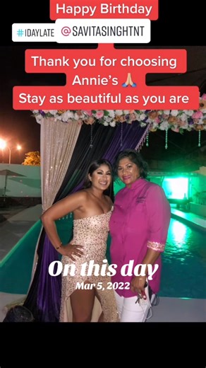 This woman is talented and beautiful inside out Happy Birthday @savita_singh_tnt May your light continue to shine brighter and brighter each and every day. #happybirthday #accl #fyp #foryou #anniesccl #trinicaterer #loveandlightaccl | Annie's Culinary Cuisine Ltd.