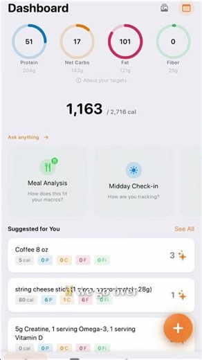 AI Food Logging: Snap, Analyze, Save Your Meals! #shorts