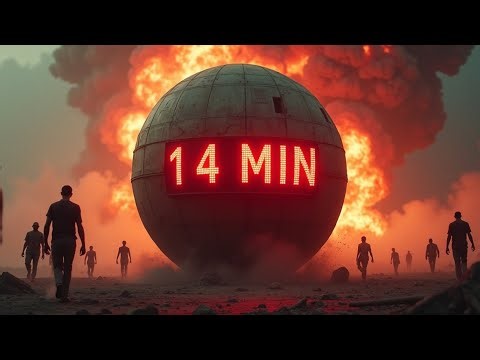 14 Minute Apocalypse Countdown Timer 🧟‍♂️ Zombie Sounds + Explosion + Alarm