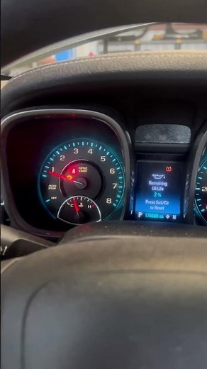2014 Chevy Malibu oil reset