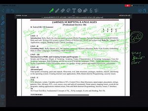 Scripting languages || SL || CSE AND ALLIED R22 JNTUH IMPORTANT TOPICS