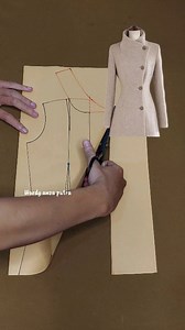 Coat pattern 🥼 Coat model inspiration. pattern tutorial ✂️✂️ #design #modis #pattern #fashion #style #moda #tailor #sewing #jahit #dikiş #tutorial #inspiration #inspirasi #ideas #creative #dress #petterm #model #diy #clothes #trend #hobby #creator #cutting #edit | Wardy Anza Putra