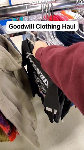 3.4K views · 48 reactions | Are you guys into clothing hauls/try one? DO I need to try these on and style them? I might need help... #buysecondhandfirst #thriftstorefinds #goodwillfinds #thriftshop #vintage #thriftfinds #buysecondhand #retro #goodwill #goodwillhaul #thrifting #thriftedfashion #thrifted #thrifthaul #thrift #goodwillfinding #goodwillfashion | Good Will Finding | Facebook