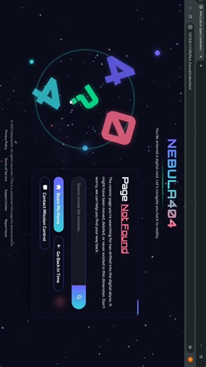 Animated 404 Page || You must add to your website || HTML CSS JavaScript Tutorial