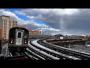 IRT White Plains Rd Line: R142 (2) and (5) Local Trains @ West Farms Square-East Tremont Avenue