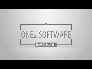 HOW TO INSTALL - ONE2 SOFTWARE