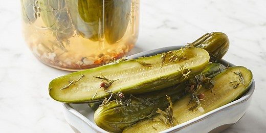 Spicy Refrigerator Dill Pickles