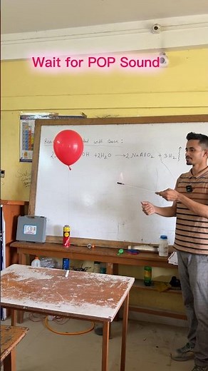 POP sound sunai dia ? Hydrogen Balloon #experiment #science #project