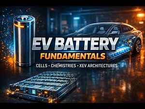 EV Battery Fundamentals: Cells, Chemistries, and XEV Architectures