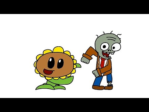 Sunflower and Zombie Dancing (PvZ Animation) [10K Subs Special]