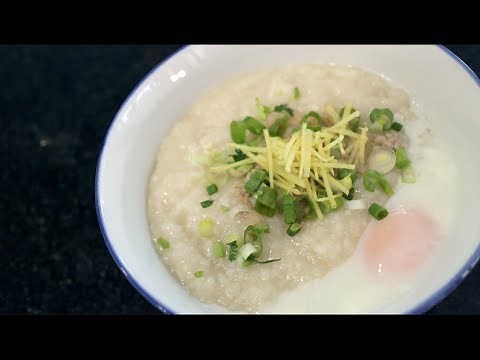 Jok | Congee | Breakfast Rice Porridge Recipe โจ้กหมู - Hot Thai Kitchen!