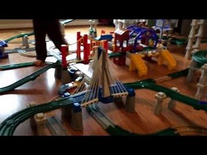 Epic Geotrax train setup.