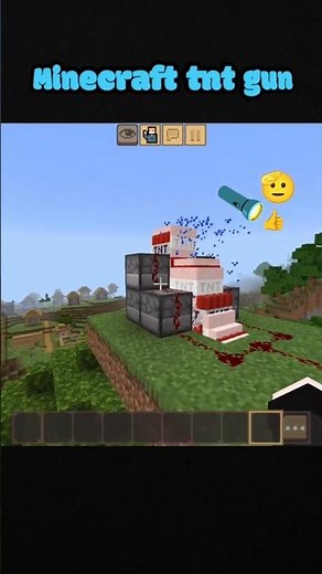 EASY Minecraft TNT Cannon Tutorial! (No Mods)" #minecraft #shorts