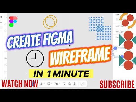CREATE FIGMA WIREFRAMES | IN LESS THAN 1 MINUTE