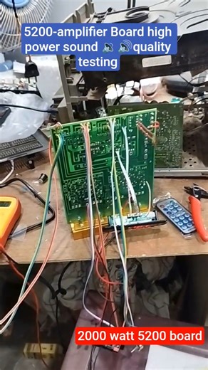 2000 watt amplifier board 5200 amplifier board sound quality testing