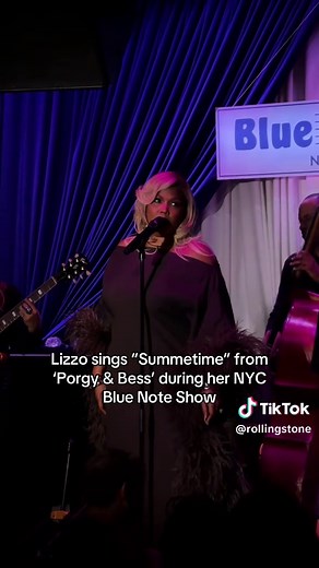Lizzo's Intimate Jazz Show at Blue Note NYC