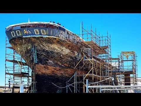 City of Adelaide Clipper Ship History , part restoration.