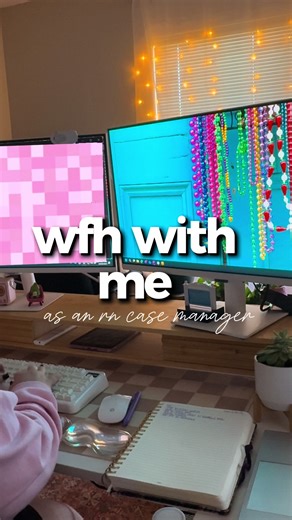 Hey bestie! 💜 Spend a training day with me. My new favorite keyboard came & shes literal perfection! The @KiiBOOM Phantom 81 Lite 🤭 10/10 no notes! If you’re wondering if you just saw this, you did! I reuploaded because I wasn’t happy with the quality 🥲 I’m looking forward to a day off and for all my New Year rituals ✨ what’re your resolutions for the New Year? #keeb #wfh #cozy #remotenurse #asmr