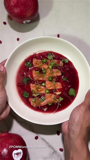 Yuzu Pomegranate Chili-Lime Crudo Recipe