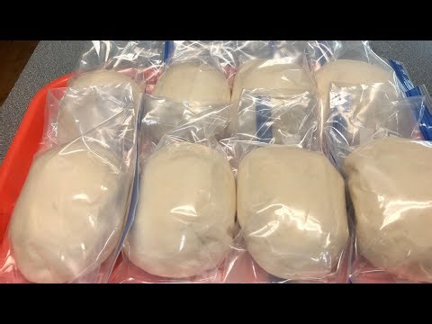 Prepping Freezer Staples-Homemade Pizza Dough