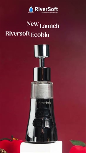 RiverSoft ECOBLU EDGE EB-05 🔄 720° Rotating Kitchen Tap Filter | Save Water