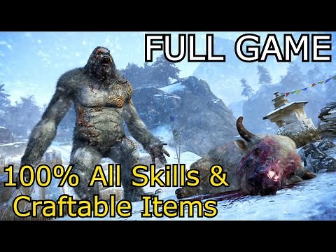 Far Cry 4 Valley of the Yetis 100% Completion Full Gameplay Walkthrough No Commentary