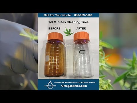 How To Clean CBD Cannabis Resin Jars Using an Ultrasonic Cleaner