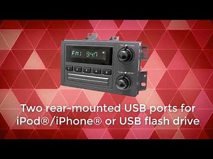 GM Truck Santa Cruz Classic car stereo replacement - Retrosound Classic car stereo