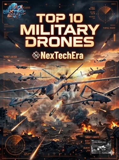 10 Most Powerful Military Drones in the World #militarytechnology #drone