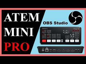 🥳Como conectar Atem Mini Pro con OBS👏👏