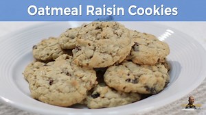 How to make oatmeal cookies | Soft chewy oatmeal raisin cookies recipe