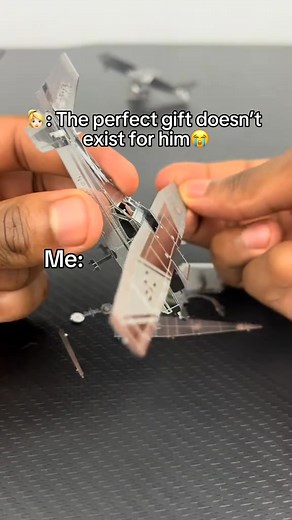 OKAY I'M OBSESSED! 勞 Just spent the most satisfying weekend building this incredible no-glue metal aircraft model, and I'm literally displaying it like a trophy on my desk! The precision engineering had me feeling like a total aerospace engineer - every piece snapped together with the most satisfying click.✈ | Goodsteady.com | Facebook