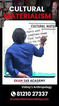 Cultural Materialism Explained | Marvin Harris |Material Conditions Shape Beliefs |UPSC Anthropology