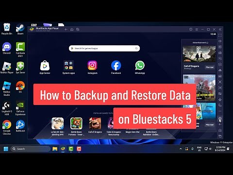 How to Backup and Restore Data on Bluestacks 5