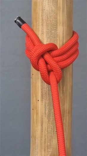 The Strongest Pole Tie Knot. The secret of the rope knot.
