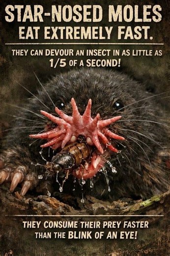 This Mole Eats Faster Than You Can Blink 😳