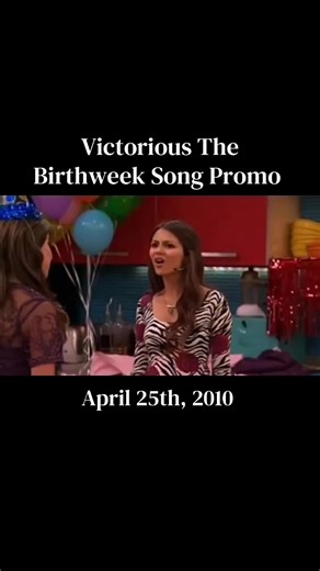 Victorious The Birthweek Song Promo April 2010 👀💙 #nickelodeon #victorious #nostalgia #2000skids #fyp
