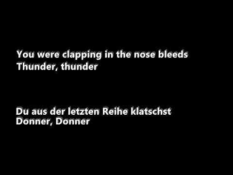 Thunder - Imagine Dragons (Lyrics deutsch/german)