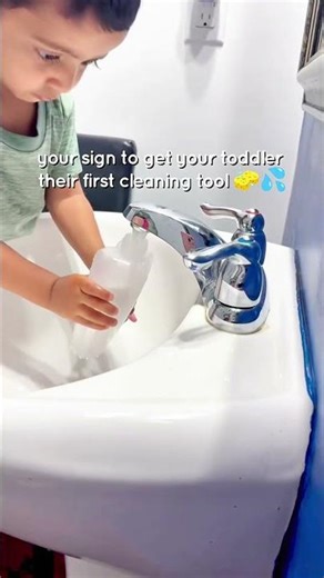 Your Sign to Get Your Toddler Their First Cleaning Tool
