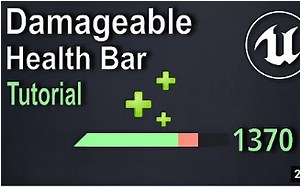 【中英双语字幕】UE4血条受击动画