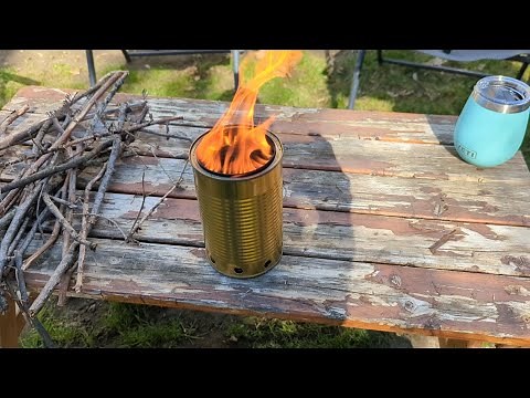 $4.08 DIY Smokeless Solo Stove Firepit