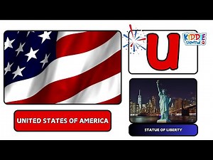 Countries Names A-Z & Flags | Fun Alphabet Learning for Kids & Preschoolers 🌟