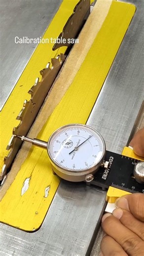 Trying to re-calibrate my table saw blade, i just know if the blade is not straight. The result is not perfect straight but better than before 😁👍. #woodworking #diy #tips #plywoodworking | Plywoodworking Tips & Trick