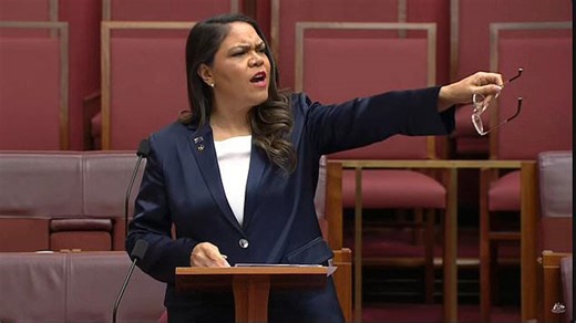 Jacinta Price slams Greens in fiery Australian flag debate